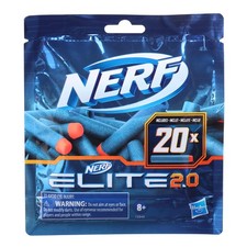 Nerf Elite 2.0 20-Dart Refill Pack - Includes 20 Official Nerf Elite 2.0 Darts,