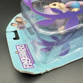 WowWee Fingerlings Baby Monkey Interactive Pet Candi Pink & Blue 40+ Sounds