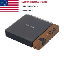 Syitren R300 CD Player Bluetooth 5.3 Audio Player Support for CD/CD-R/CD-RW