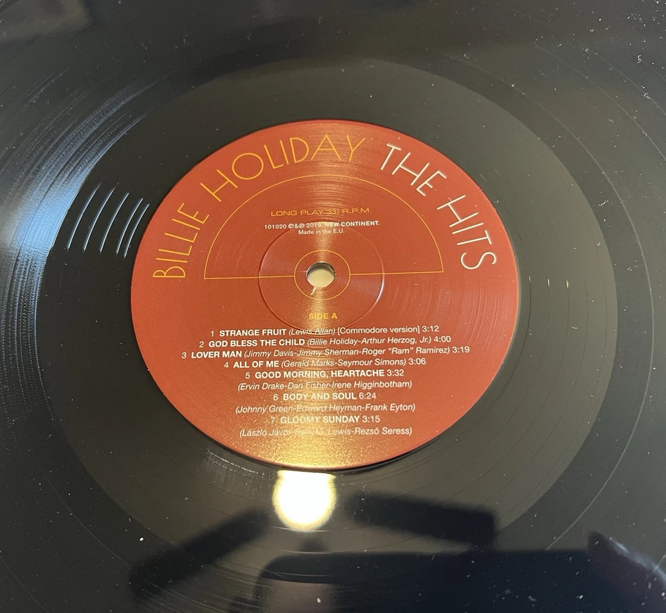 Billie Holiday – The Hits LP • New Continent 180g Gatefold • Mint • Complete - Image 3 of 4