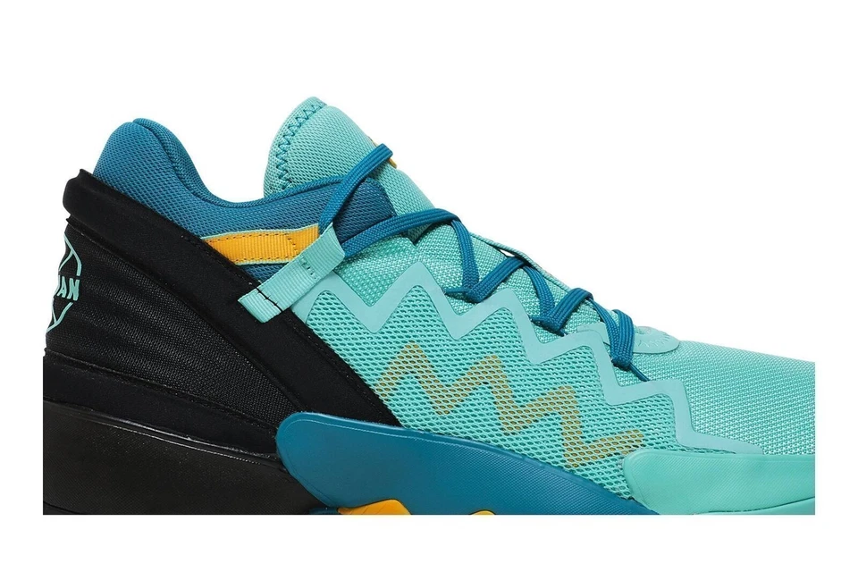 adidas D.O.N. Issue #2 GCA 'Avatar Pack - Acid Mint' FZ4408 Men's Shoes - Image 2 of 4