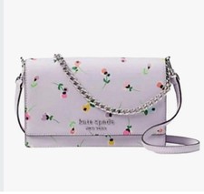 Kate Spade New York Cameron Floral Ditsy Convertible chain crossbody bag NEW