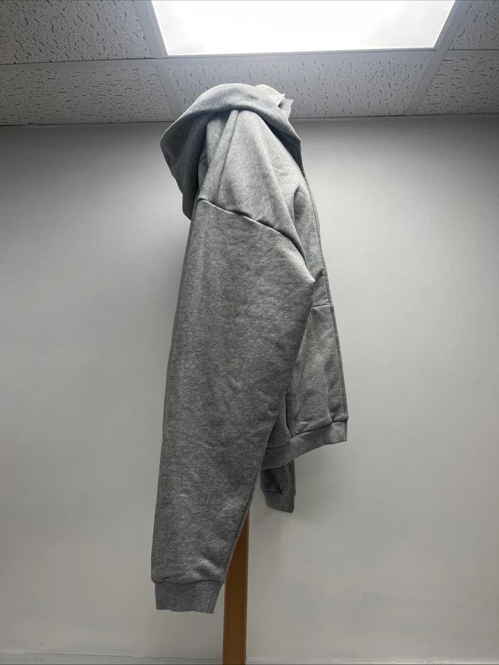 Nike Standard Issue Full-Zip Grey Hoodie Size M R15 - image 4 of 4