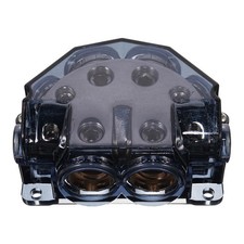 Car Amplifier Distribution Block Splitter 2 Way, High Conductivity Ground Cable