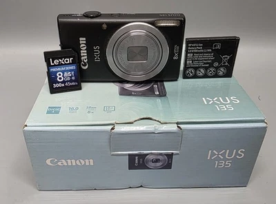 Canon IXUS 135 – Digitalkamera 16 MP 5.0–40.0 mm f/3,2–6,9 #GK- 498-07 - Bild 1 von 4
