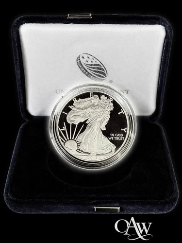 2017 W PROOF American Eagle Silver Dollar 1 oz .999 West Point OGP