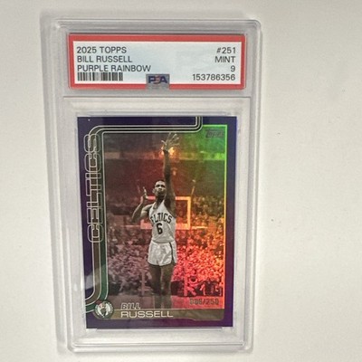 2025-26 Topps - Bill Russell #251 Purple Rainbow /250