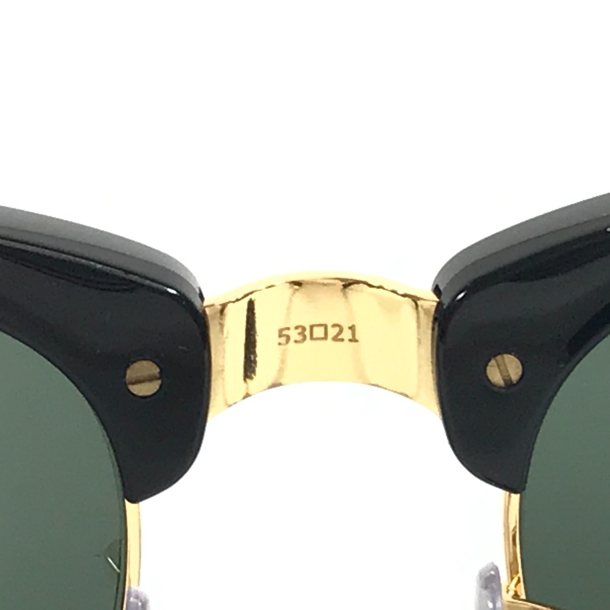 Ray-Ban Sunglasses RB0316-S MEGA CLUBMASTER 901/31 Black Gold w/ G-15 Lens 53 mm Ray-Ban Sunglasses MEGA CLUBMASTER RB0316-S 901/31 Black  main image 4