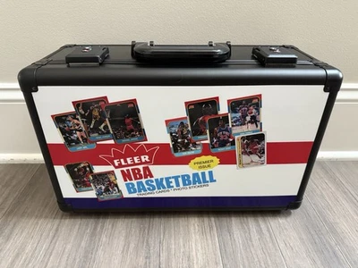 1986 Fleer Themed Graded Card Case Box PSA/BGS Slabs Storage TSA Locks 4 Row