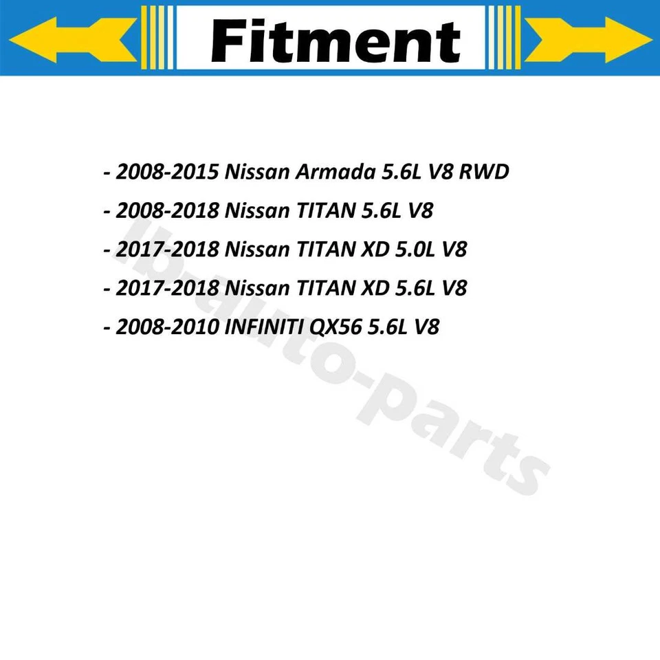 前刹车软管 2x 适用于英菲尼蒂 QX56 5.6L 2008-2010 — 第 2/4 张图片