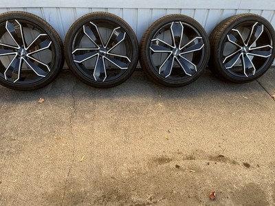 20 inch rims and tires really good tread on tires new low profile 
