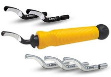 -Deburring Tool Yellow   R Set 1 w/Polyacetal Handle, 3  6mm R-10 S and R...