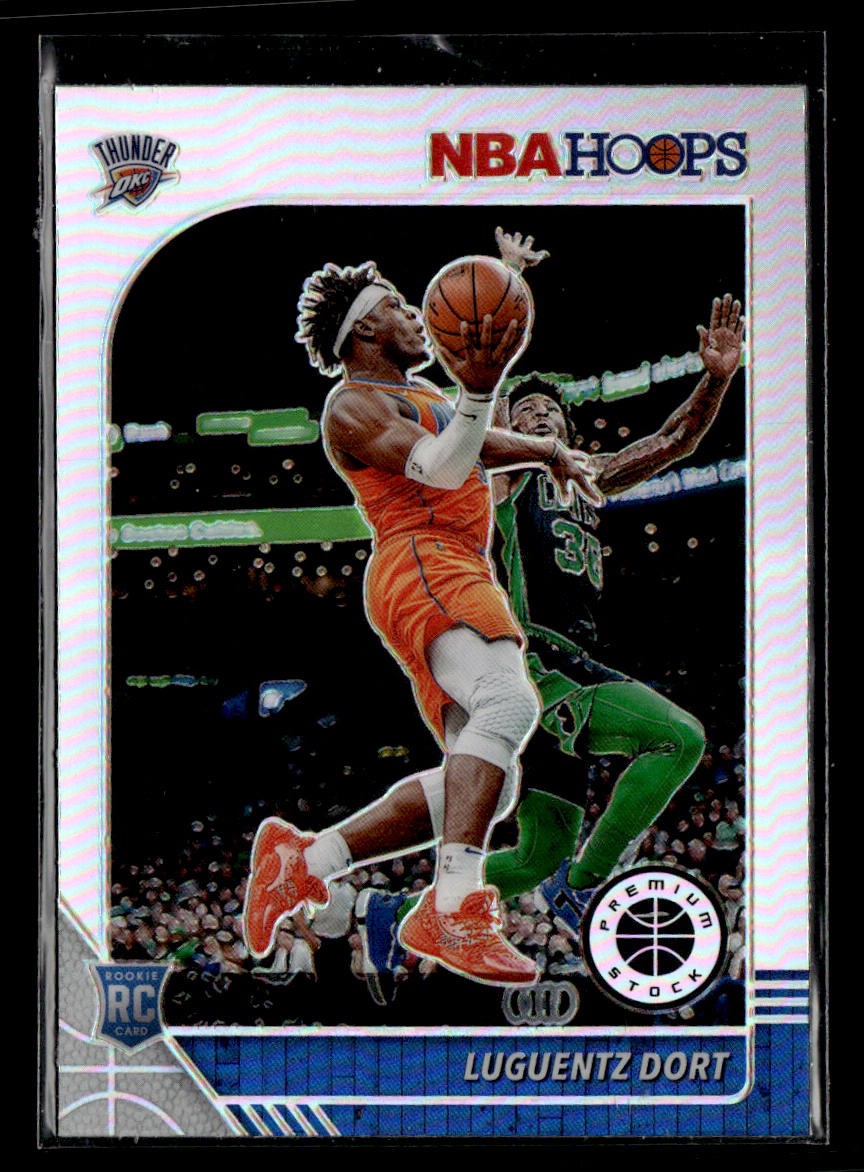 2019-20 Hoops Premium Stock Luguentz Dort #213 Prizms Silver Rookie