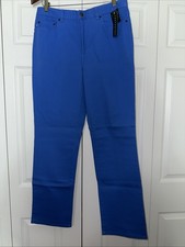 Lauren Jeans Co Ralph Lauren Woman  s Bright Blue Denim Jeans Size 12 NWT
