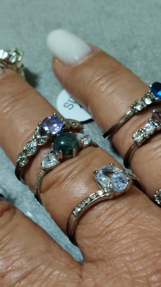 Anelli Placcato Argento - Immagine 2 di 4