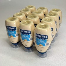 HELLMANN'S 12 PACK Light Mayonnaise in Squeeze Bottle 20 fl oz White BB 12/26