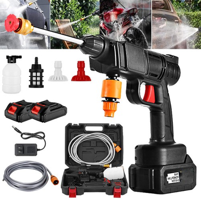 #ad #ad Portable Cordless Electric High Pressure Water Spray Gun Washer Cleaner Yard $41.99