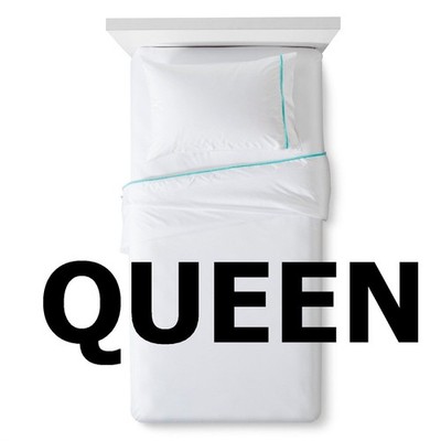 Sheringham Road Premium Sheet Set QUEEN Pom-Pom Edge fits 15'' Mattress
