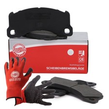 Bremsbeläge+Handschuhe vorne für PORSCHE CAYENNE, MACAN, PANAMERA; VW TOUAREG