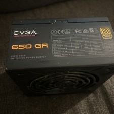 EVGA SuperNOVA 650 GA 80 Plus Gold 650W Full modular Power Supply