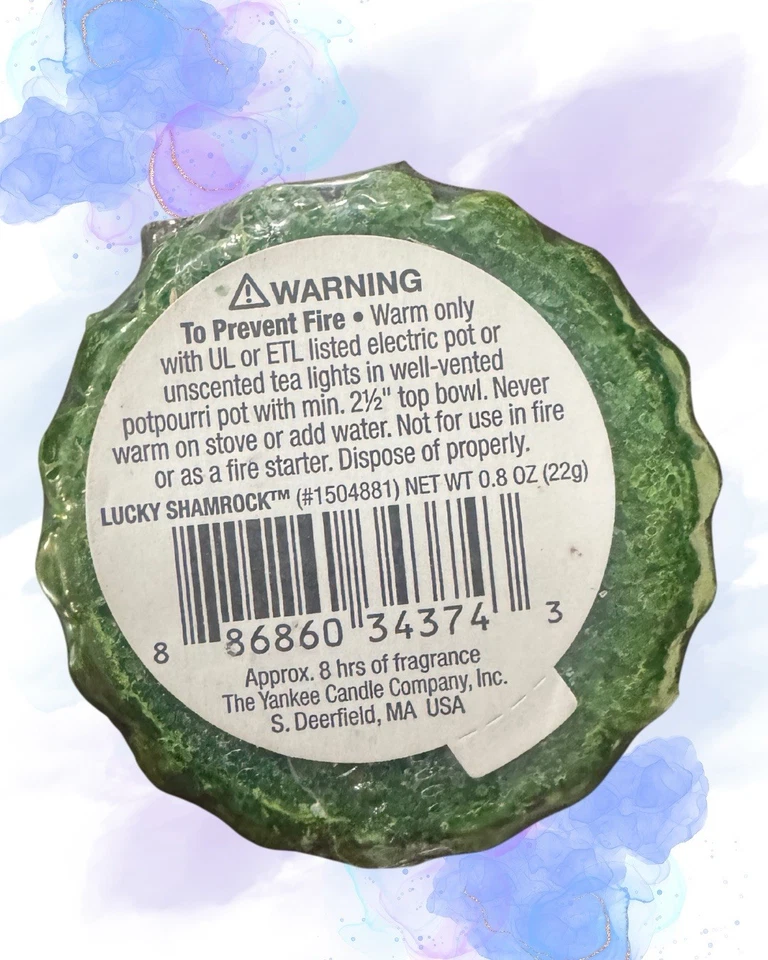 Yankee Candle Lucky Shamrock Tarts (12) - Image 3 of 3