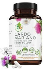 Cardo Mariano reforzado con diente Leon Milk Thistle 90 Count Pack of 1 