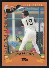 2016 Topps Berger's Best Jose Bautista #BB2-2002 Pittsburgh Pirates