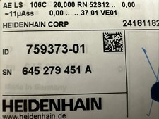 HEIDENHAIN LS 106C scanning unit encoder ID 326797-02 ID 759373-01 new in box