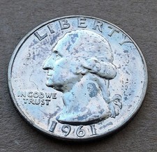 1961 Proof Washington Quarter - 90% Silver U.S. Coin