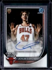 2025-26 Bowman Lachlan Olbrich Chrome Auto Autograph RC Rookie #BCA-LO Bulls