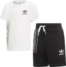 ADIDAS ORIGINALS Bandana Tee Set DW3839 Kids Unisex 128 (7-8) NEW with TAGS!