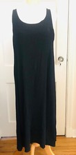 Everlane sleeveless dress, black midi, size L, NWOT