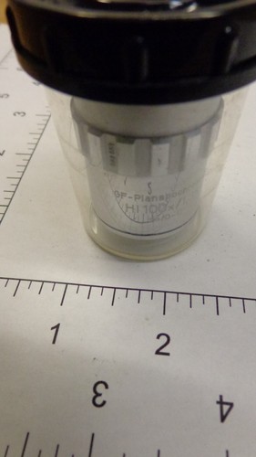 Zeiss Jena Planapochromat Mikroskop Objektiv HI 100x/1,35 ∞/0-C Objektiv mit enthalten - Bild 7 von 9