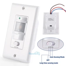 2025 NEW Automatic PIR Occupancy Motion Sensor Light Switch Auto On/Off Infrared