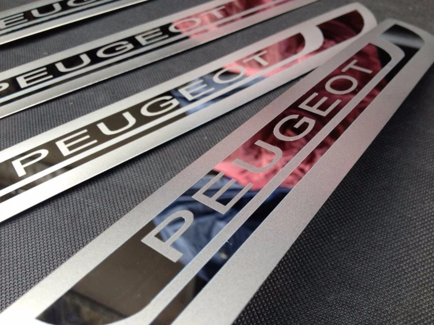 For Accessories Peugeot 208 308 2008 3008 Door Sill Scuff Plate Steel 2009 2023 - Image 2 of 4