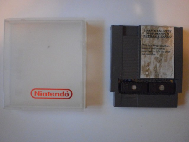 Surf Design II Thrilla's Safari (Surfari) Pre Production Prototype Nintendo NES