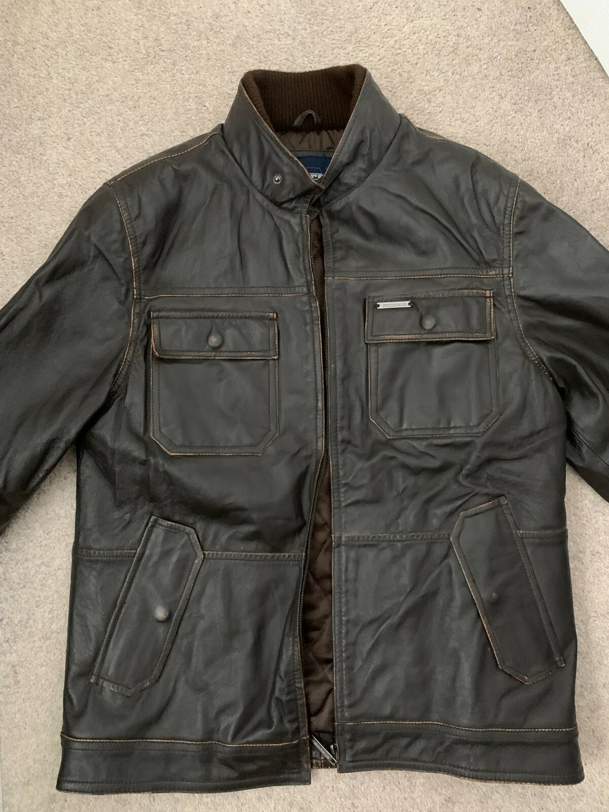 lambretta leather jacket