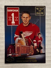 Detroit Red Wings Terry Sawchuk Tribute card ! Mr. Zero
