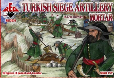 Turkish Siege Artillery Mortar (16th-17th Century)  1/72 RedBox 72070