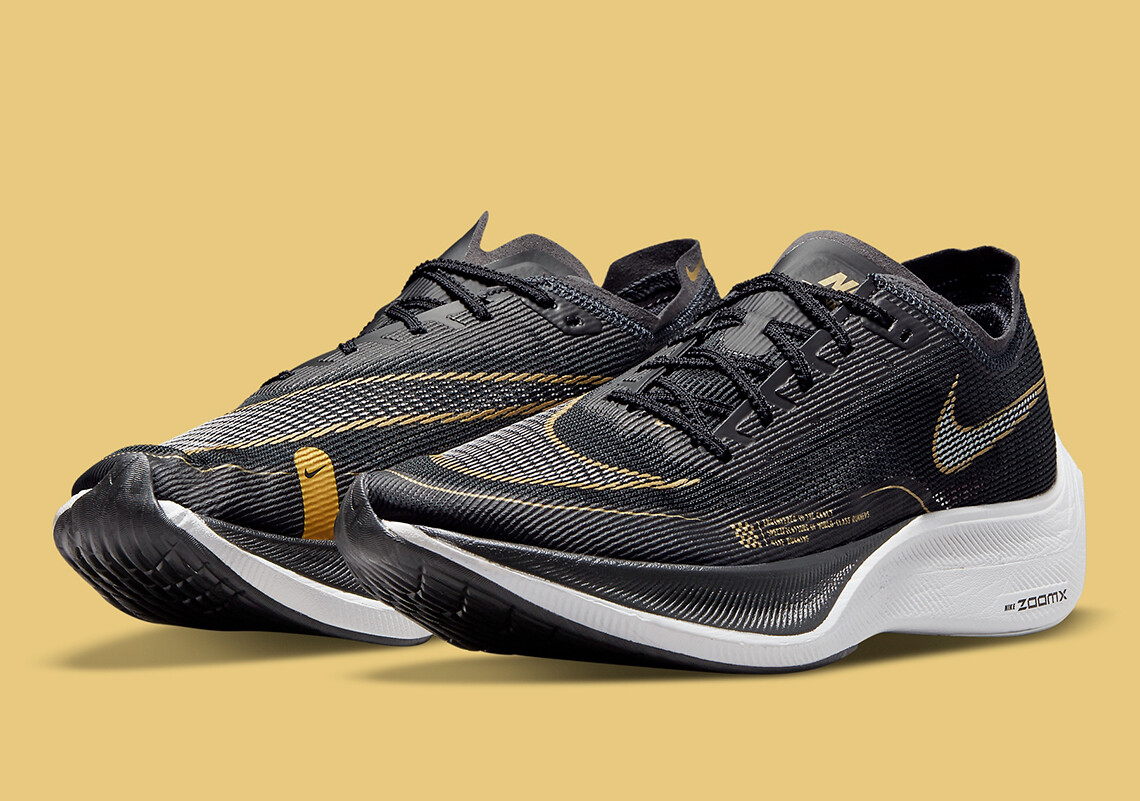 Nike ZoomX Vaporfly NEXT% 2 Black Gold Coin White CU4111-001 Nike ZoomX Vaporfly NEXT% 2 Black Gold Coin White CU4111-001