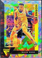 2020-21 Panini Flux Malik Monk Cracked Ice #24 Hornets C102