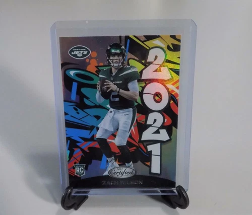 2021 Panini Certified Football Zach Wilson Graffiti Rookie Card