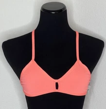 Jolyn Bikini Swim Top Vent Small Pink (Papaya) New with tags