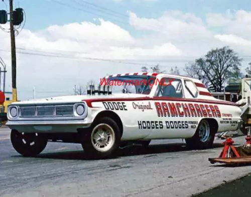 "RAMCHARGERS" 1966 AWB "Injected" Dodge Dart AF/Xr NITRO Funny Car PHOTO!! #(24)