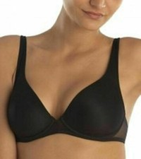 NWT Natori Sheer Mesh Contour Convertible Tank Bra 137005 Black Size 36DD