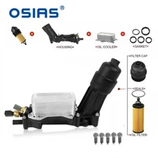 Oil Cooler Filter Adapter Housing 68105583AF For Jeep Chrysler Dodge 3.6 2014-17