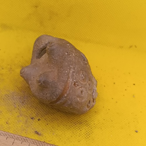 Neolithic ceramic whistle, Ornament Trypillia culture - Picture 3 of 11