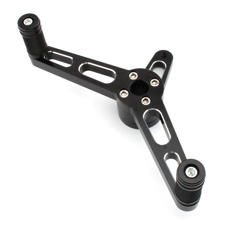 Palanca de cambios negra con puntera en el talón para Harley Sportster 1200 Nightster 2007-18 co Foto 3 de 4