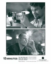 Oleg Taktarov & Karel Roden 15 Minutes Unsigned 8x10 Glossy B&W Movie Photo A1