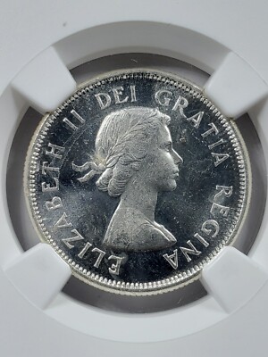 1955 Canada 25 cents Elk Silver Coin NGC PL 64 #2 | eBay